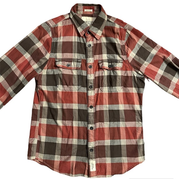 Abercrombie Flannel Large - Picture 1 of 5